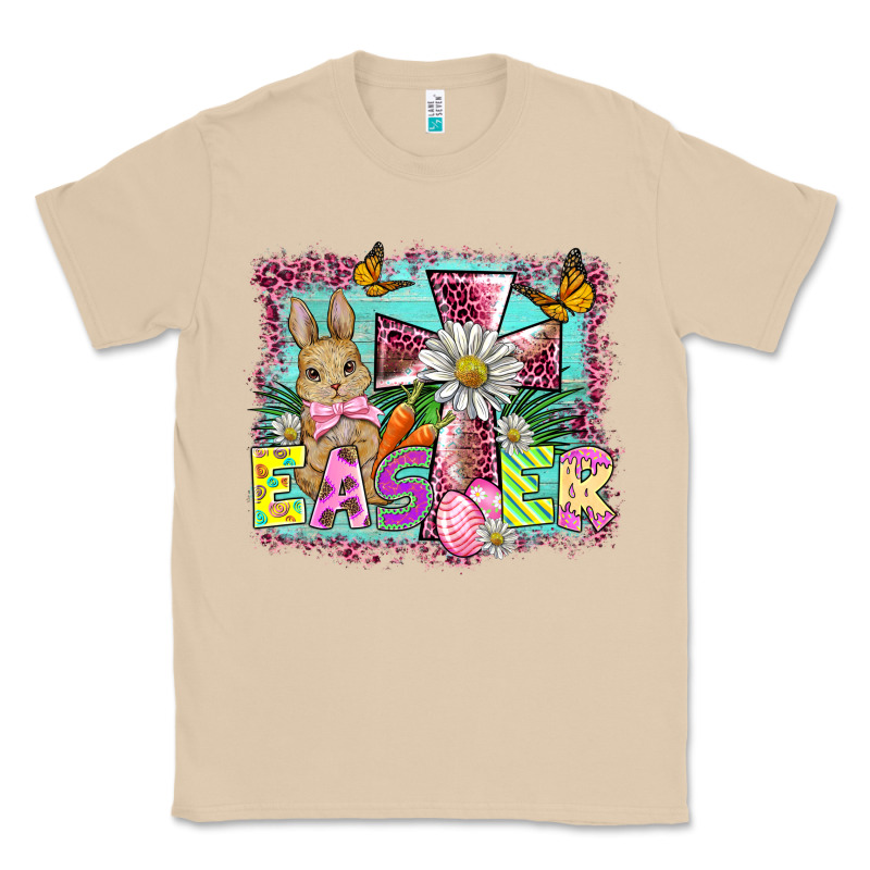 Easter Cross Background Classic Tee by BarkalooDesign | Teevron