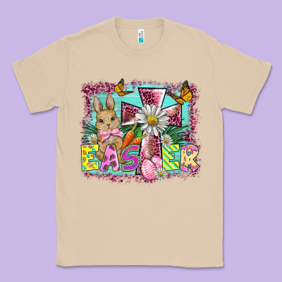 Easter Cross Background Classic Tee Designed By Barkaloodesign