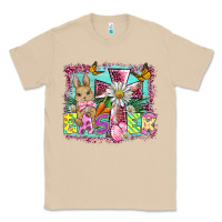 Mushroom easter cross background Classic Tee - BarkalooDesign
