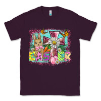 Plum easter cross background Classic Tee - BarkalooDesign