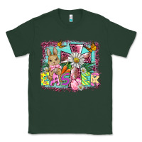 Sports Green easter cross background Classic Tee - BarkalooDesign