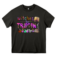 Asphalt witches be trippin Heavy Core Tee - CowhideDigitalArt