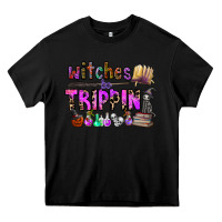 Black witches be trippin Heavy Core Tee - CowhideDigitalArt