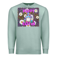 Seafoam easter happy easter gnomes bunny daisys Premium Sweatshirt - Artiststas