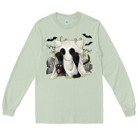 Matcha Ghost Cat Long Sleeve Tee - texasbilliewilder