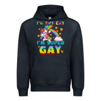 Navy LGBTQ I'm Not Gay I'm Super Gay Urban Hoodie - BundleAndBundleShop
