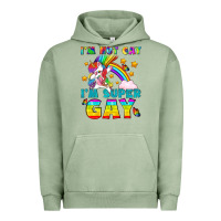 Pigment Oil Green LGBTQ I'm Not Gay I'm Super Gay Urban Hoodie - BundleAndBundleShop