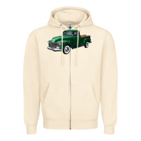Sandshell western green truck right 34 view Zipper Hoodie - FaDigitalArtStudio