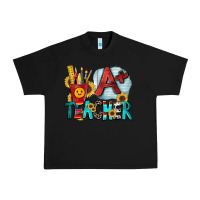 Black a  teacher Urban Heavy Tee - Zillion Design Studio