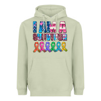 Matcha i am a survivor with all cancer ribbons Heavyweight Hoodie - AdoDesignShop