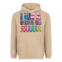 Mushroom i am a survivor with all cancer ribbons Heavyweight Hoodie - AdoDesignShop