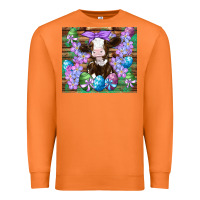 Carrot easter cow eggs flowers daisys Premium Sweatshirt - Artiststas
