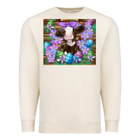 Sandshell easter cow eggs flowers daisys Premium Sweatshirt - Artiststas