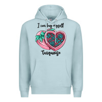 Blue Mist i can buy myself turquoise Premium Hoodie - MaliasSmallBusiness