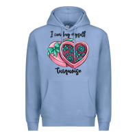 Colony Blue i can buy myself turquoise Premium Hoodie - MaliasSmallBusiness