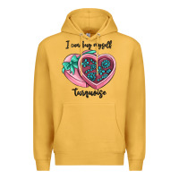 Mustard i can buy myself turquoise Premium Hoodie - MaliasSmallBusiness