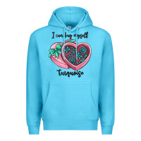 Ocean Blue i can buy myself turquoise Premium Hoodie - MaliasSmallBusiness