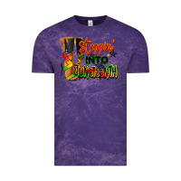 Cloud Purple Steppin' into Juneteenth black fashion girl Vintage Tee - RanaPortraitStore