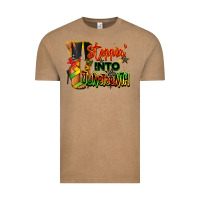 Vintage Coffee Steppin' into Juneteenth black fashion girl Vintage Tee - RanaPortraitStore