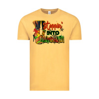 Vintage Mustard Steppin' into Juneteenth black fashion girl Vintage Tee - RanaPortraitStore