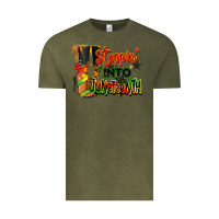 Vintage Olive Steppin' into Juneteenth black fashion girl Vintage Tee - RanaPortraitStore