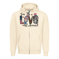 Sandshell for the lovee of america gnome Zipper Hoodie - CowhideDigitalArt