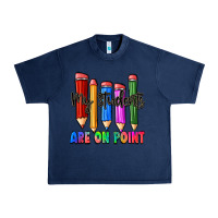 Navy my students are on point Urban Heavy Tee - Zillion Design Studio