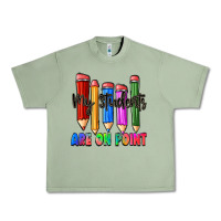Oil Green my students are on point Urban Heavy Tee - Zillion Design Studio