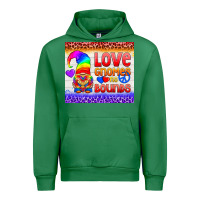 Emerald LGBTQ+ Love Gnomes No Bounds Tumbler Urban Hoodie - BundleAndBundleShop