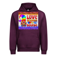 Mauve Wine LGBTQ+ Love Gnomes No Bounds Tumbler Urban Hoodie - BundleAndBundleShop