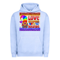 Pigment Grape Ice LGBTQ+ Love Gnomes No Bounds Tumbler Urban Hoodie - BundleAndBundleShop