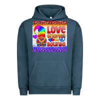 Pigment Midnight Navy LGBTQ+ Love Gnomes No Bounds Tumbler Urban Hoodie - BundleAndBundleShop