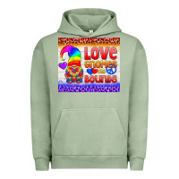 Pigment Oil Green LGBTQ+ Love Gnomes No Bounds Tumbler Urban Hoodie - BundleAndBundleShop
