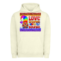 Pigment Pistachio LGBTQ+ Love Gnomes No Bounds Tumbler Urban Hoodie - BundleAndBundleShop
