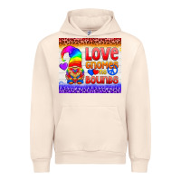 Sandshell LGBTQ+ Love Gnomes No Bounds Tumbler Urban Hoodie - BundleAndBundleShop