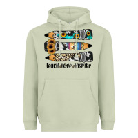Matcha western pencils teach love inspire Heavyweight Hoodie - JahusDesignShop