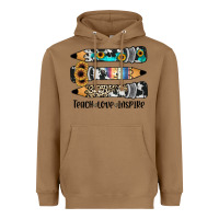 Toasted Coconut western pencils teach love inspire Heavyweight Hoodie - JahusDesignShop
