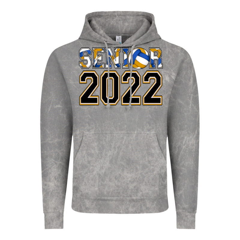 Senior Volleyball Vintage Hoodie by AdoDesignShop | Teevron