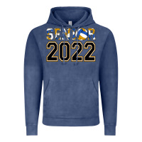 Vintage Denim senior volleyball Vintage Hoodie - AdoDesignShop