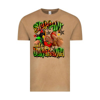 Vintage Camel Steppin' into Juneteenth sneaker and heel afro wom Vintage Tee - RanaPortraitStore