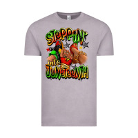 Vintage Zinc Steppin' into Juneteenth sneaker and heel afro wom Vintage Tee - RanaPortraitStore