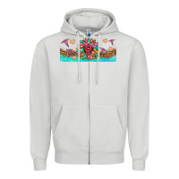 Dove Grey nurse sunflower libbey glass Zipper Hoodie - HRA Design Shop