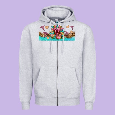 Nurse Sunflower Libbey Glass Zipper Hoodie Designed By Hra Design Shop