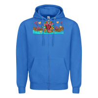 True Royal nurse sunflower libbey glass Zipper Hoodie - HRA Design Shop