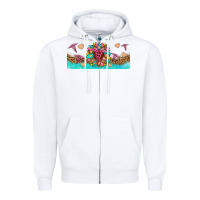 White nurse sunflower libbey glass Zipper Hoodie - HRA Design Shop