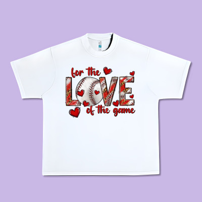 Urban Heavy Tee for the love of the game baseball