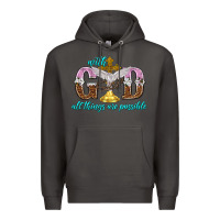 Smoke with god all things are possible Premium Hoodie - NancyCooperArtShop