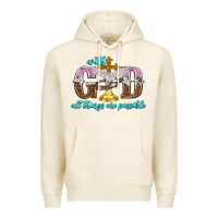 Tofu with god all things are possible Premium Hoodie - NancyCooperArtShop