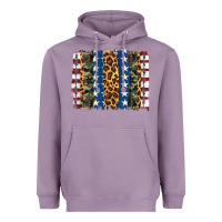 Lavender usa army pattern brushstroke Heavyweight Hoodie - Artiststas