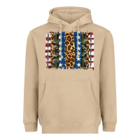 Mushroom usa army pattern brushstroke Heavyweight Hoodie - Artiststas